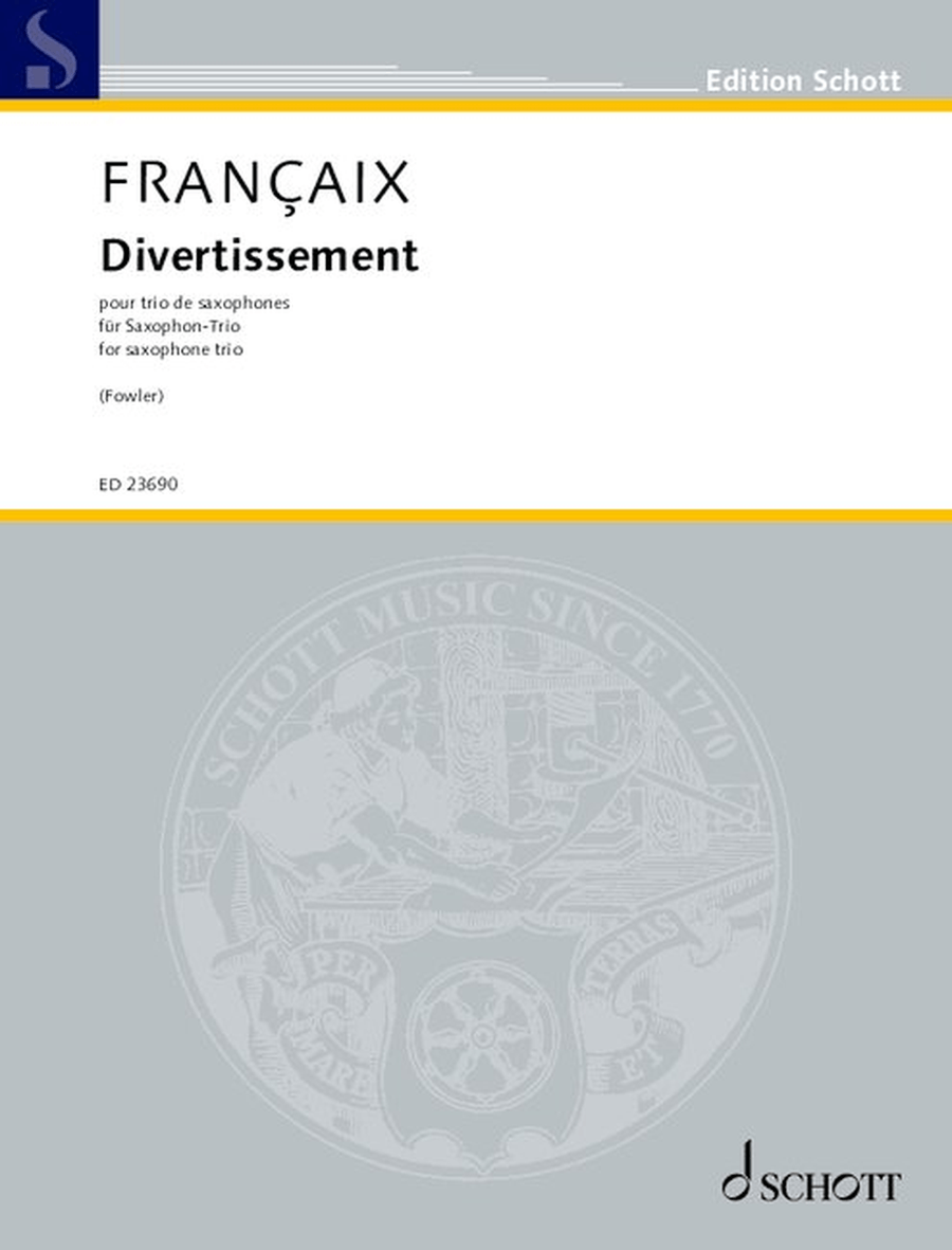 Divertissement Divertissement Woodwind Trio scores gallery preview page 1