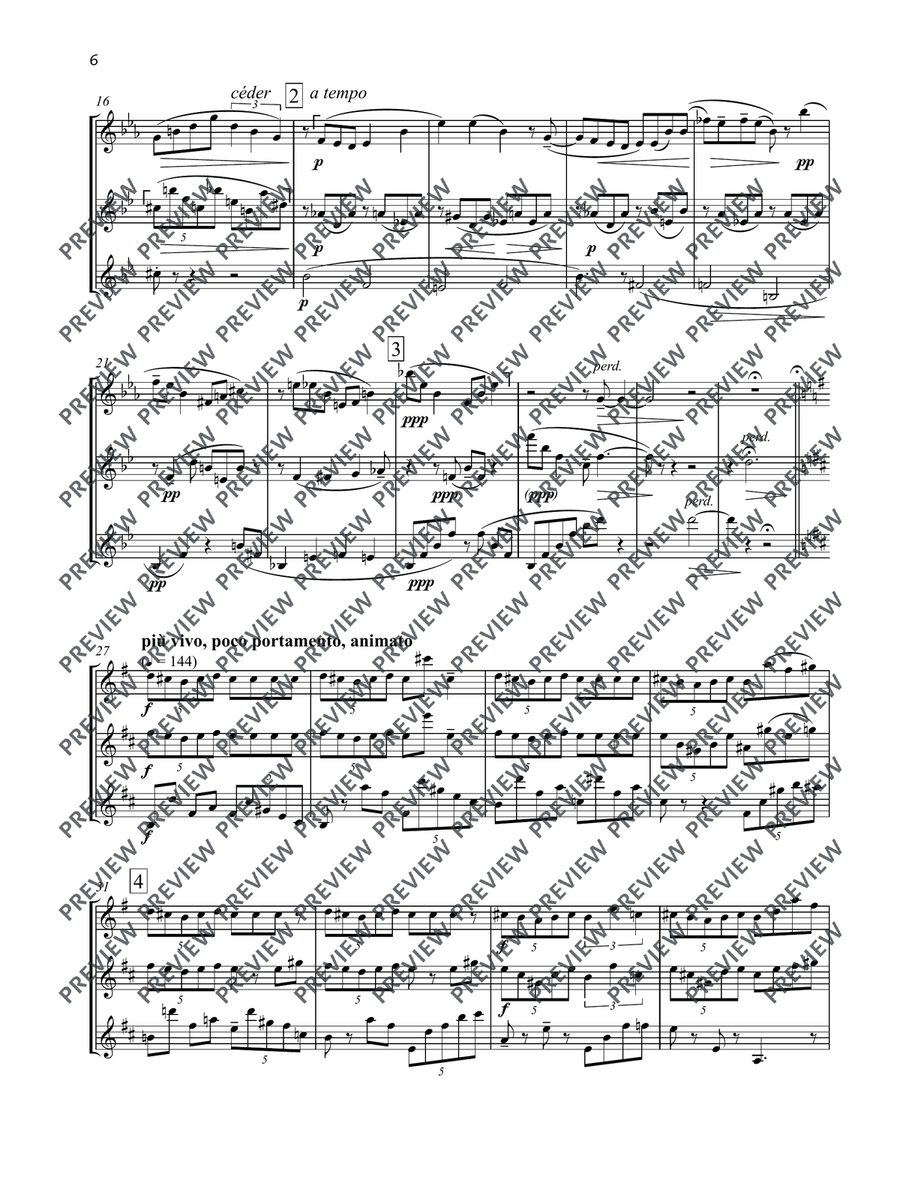 Divertissement Divertissement Woodwind Trio scores gallery preview page 7