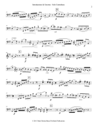 Introduction & Gavotte Double Bass scores gallery preview page 5