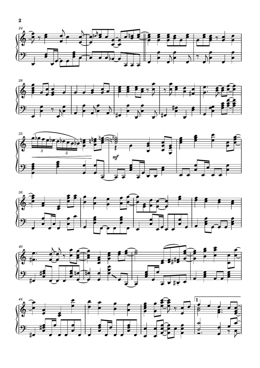 Super Pig Super Pig Piano Solo scores gallery preview page 2