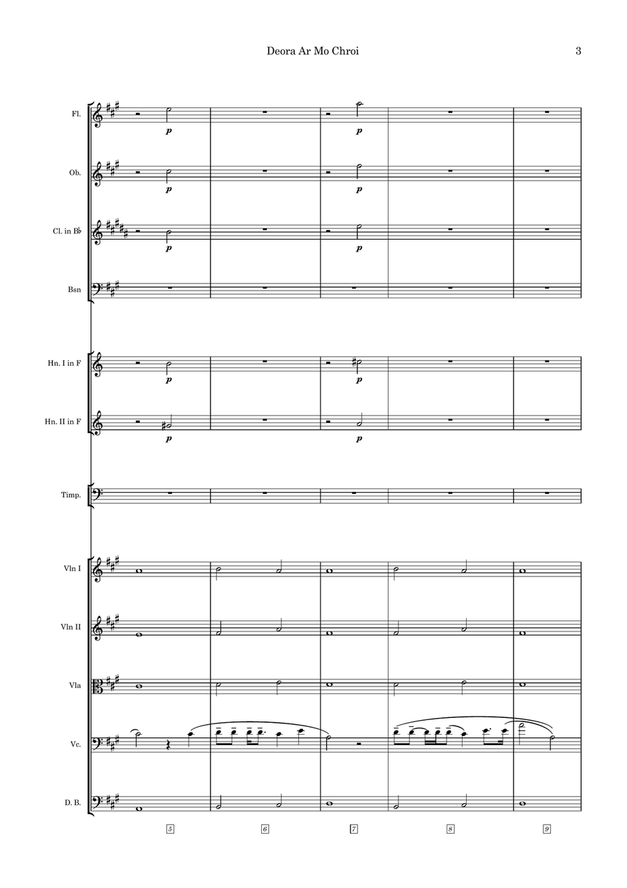 Deora Ar Mo Chroi Large Ensemble scores gallery preview page 3