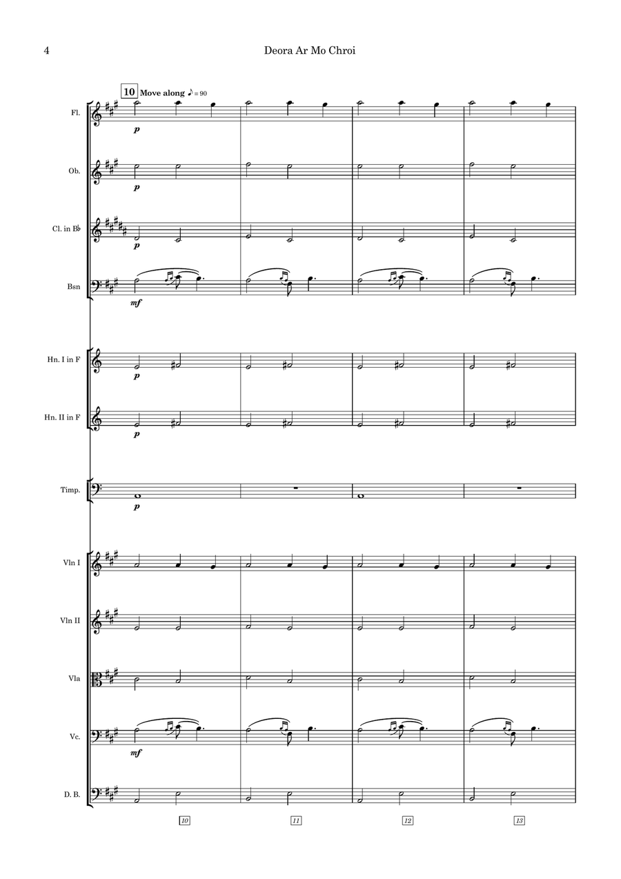 Deora Ar Mo Chroi Large Ensemble scores gallery preview page 4