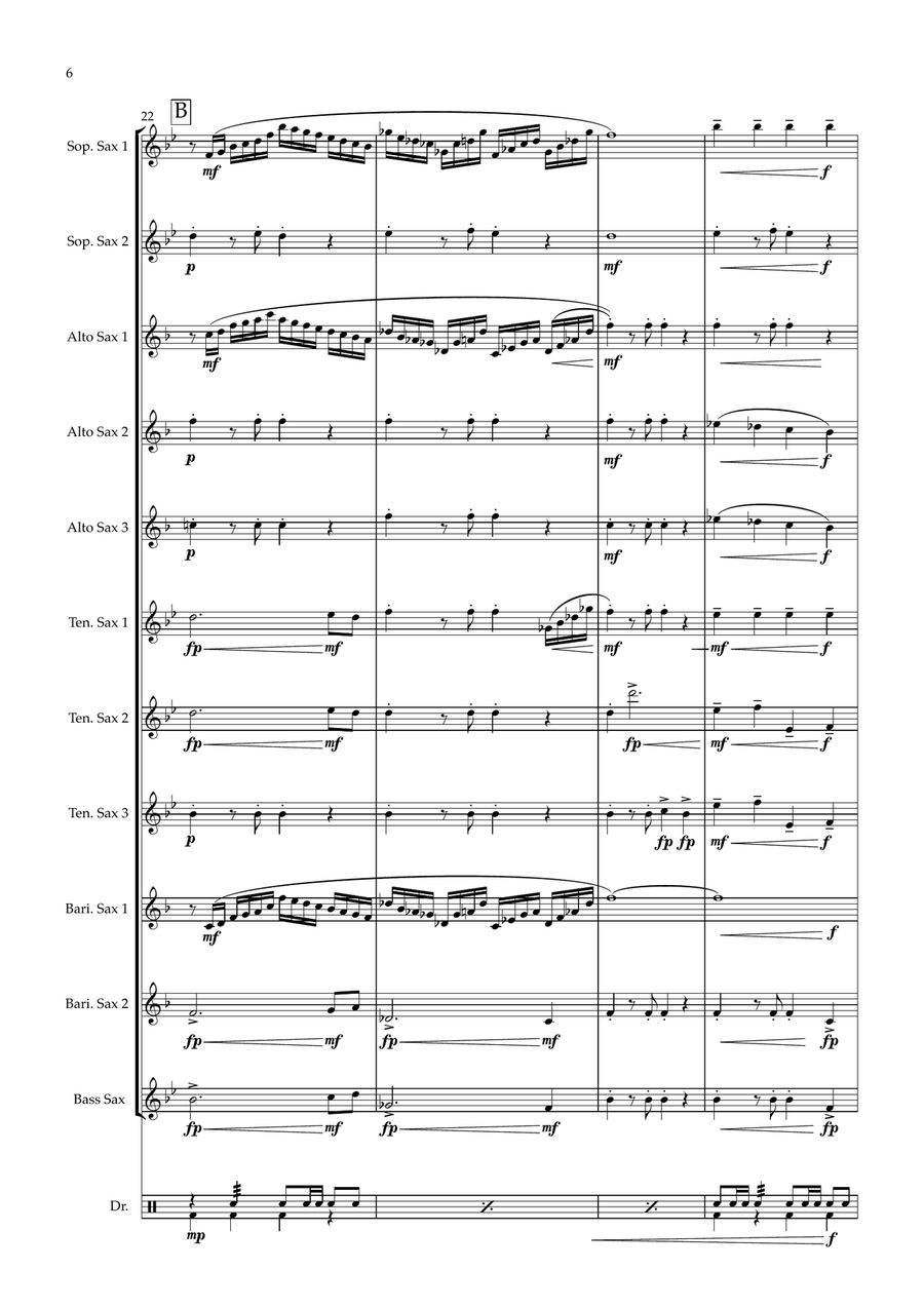 Tango Untangled Woodwind Ensemble scores gallery preview page 6