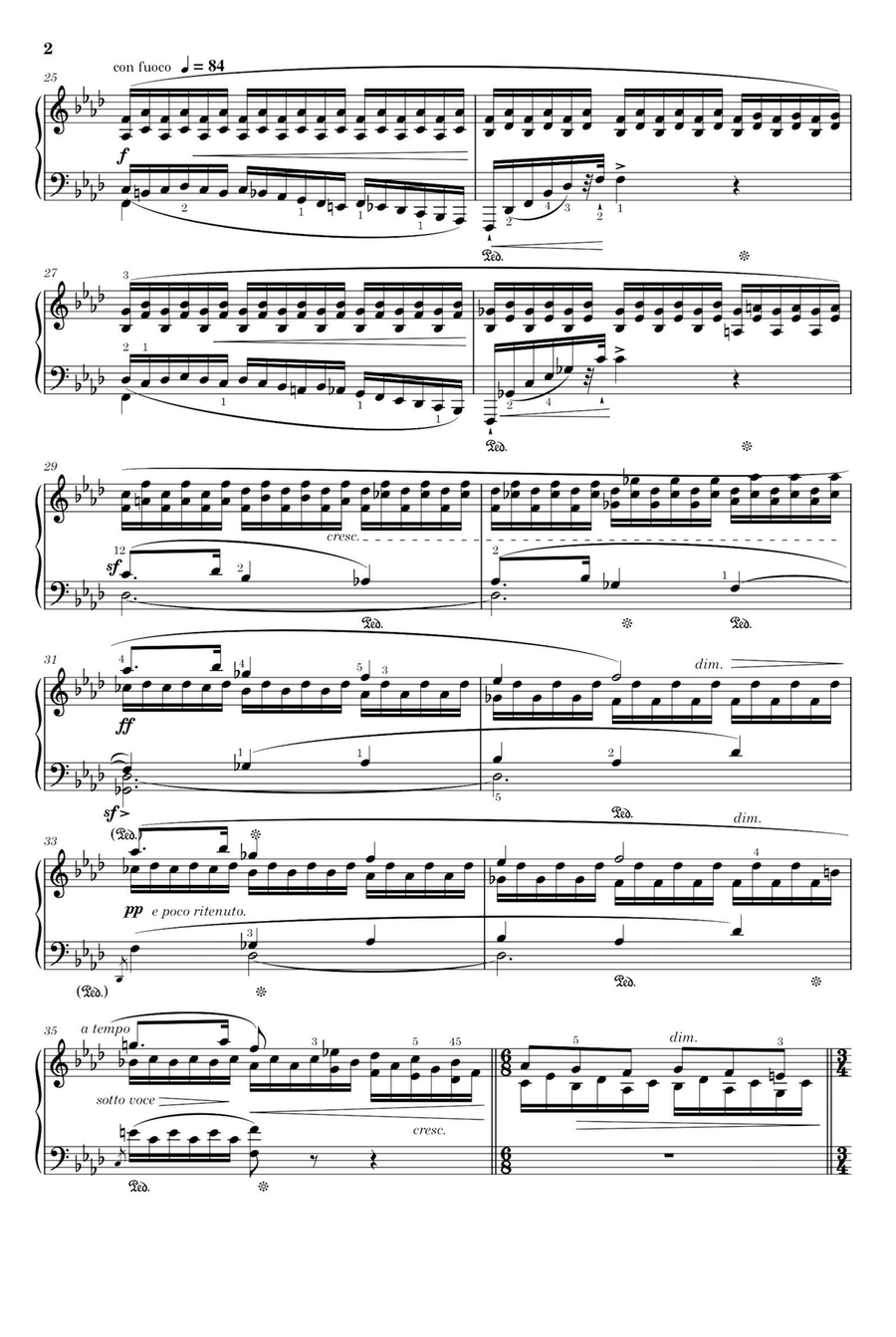Nocturnes No.4,Op.15,No.1 - Fryderyk Fanciszek Chopin Piano Solo scores gallery preview page 2