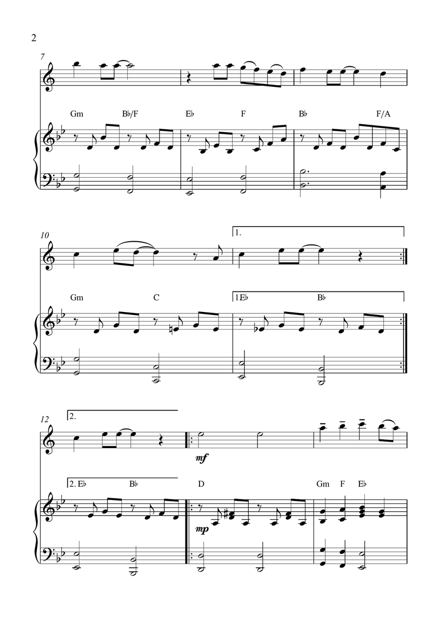 Yesterday Yesterday Soprano Saxophone scores gallery preview page 2