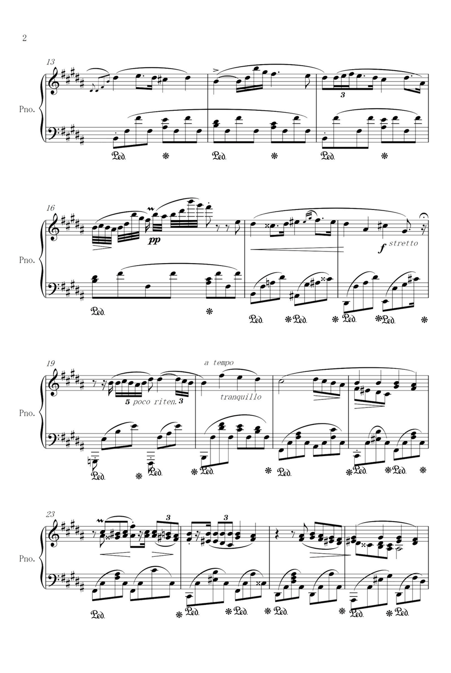 Nocturnes Op. 32 No. 1 - Fryderyk Fanciszek Chopin Piano Solo scores gallery preview page 2