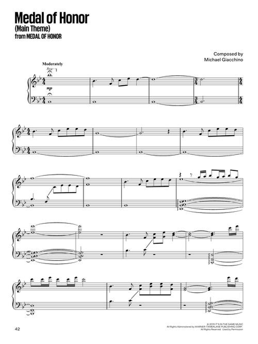 Popular Video Game Themes for Piano Solo Piano Solo scores gallery preview page 6