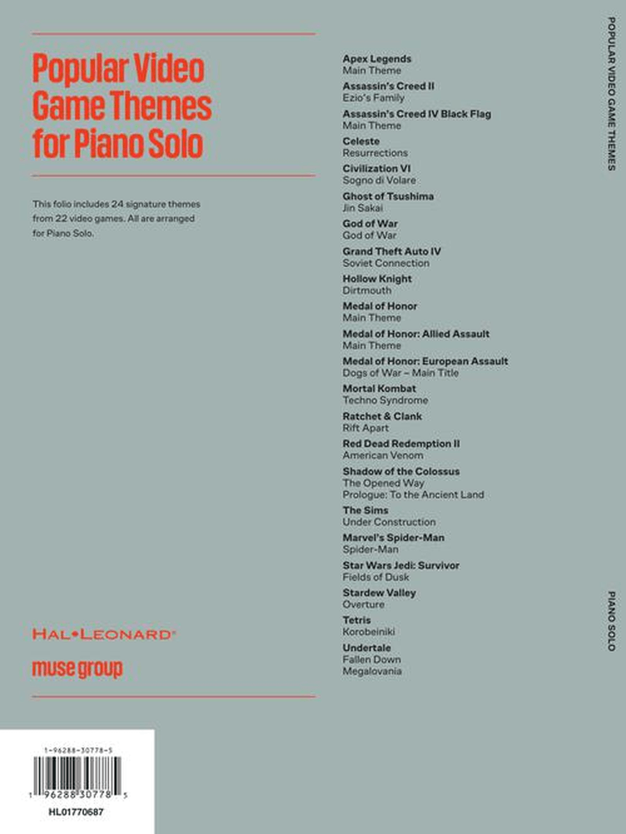 Popular Video Game Themes for Piano Solo Piano Solo scores gallery preview page 10