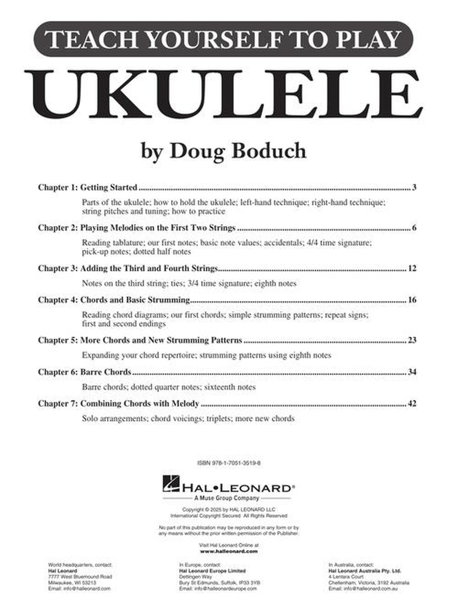 Teach Yourself to Play Ukulele Ukulele scores gallery preview page 3