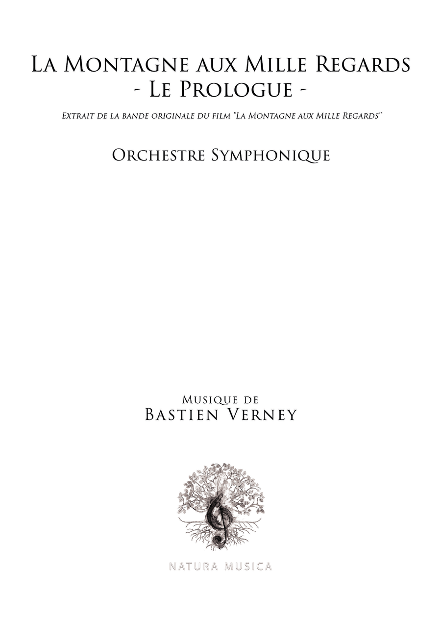 La Montagne aux Mille regards - Le Prologue Full Orchestra scores gallery preview page 2