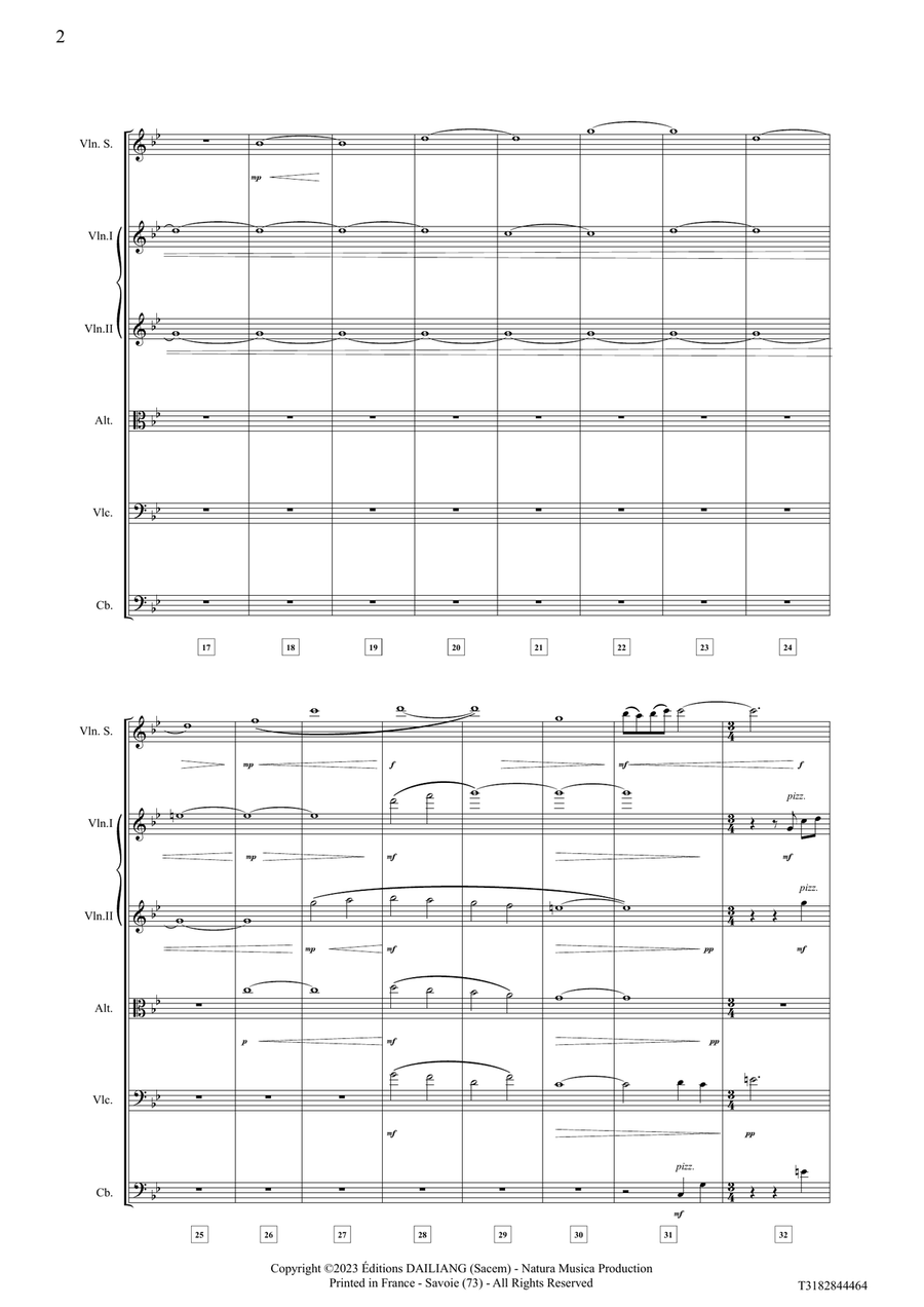 Eledhà - La Forêt des espoirs Chamber Music scores gallery preview page 6