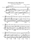 Somewhere In Your Memories (for piano and clarinet)