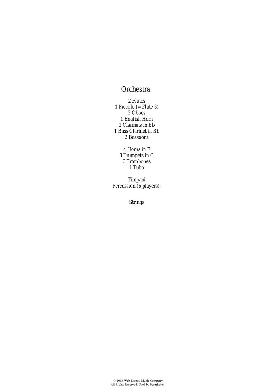 Medley: The Black Pearl with To The Pirate's Cave! and He's A Pirate - Score Only Full Orchestra scores gallery preview page 2