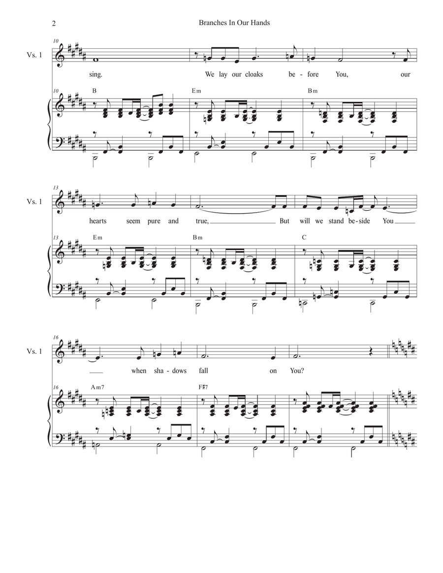 Branches In Our Hands (Vocal Trio - (SAB) 3-Part scores gallery preview page 2