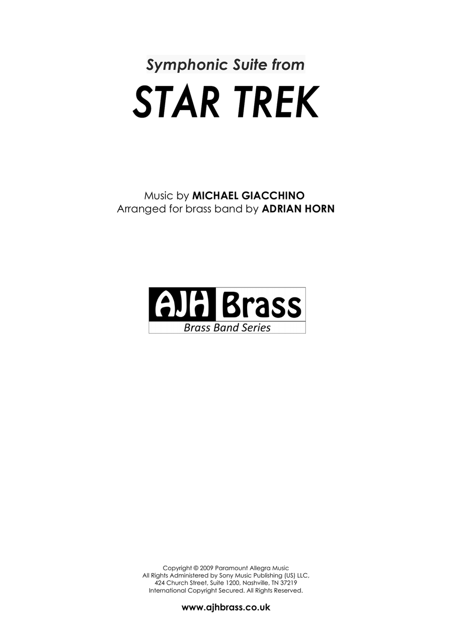 Symphonic Suite Brass Band scores gallery preview page 1