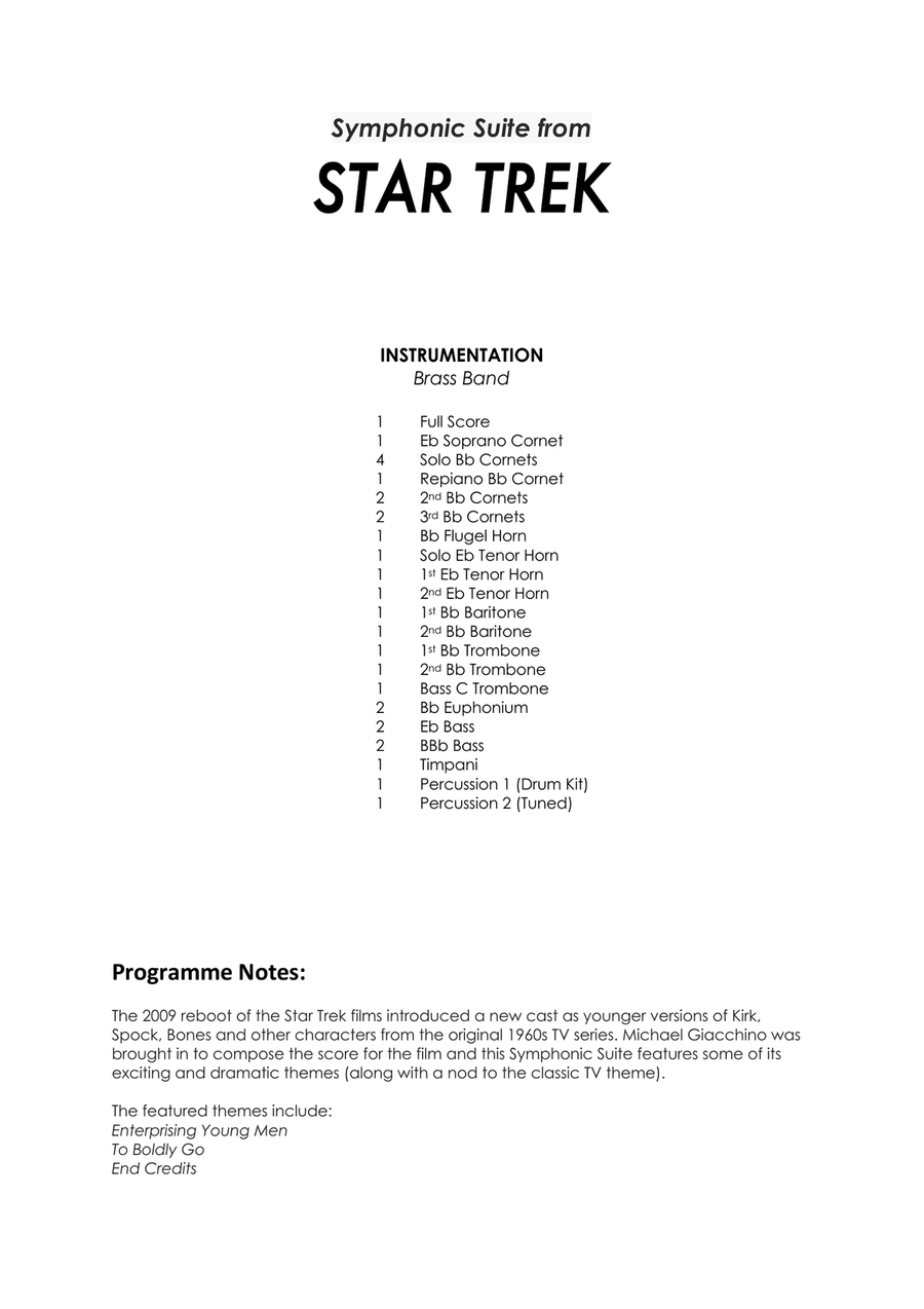 Symphonic Suite Brass Band scores gallery preview page 2