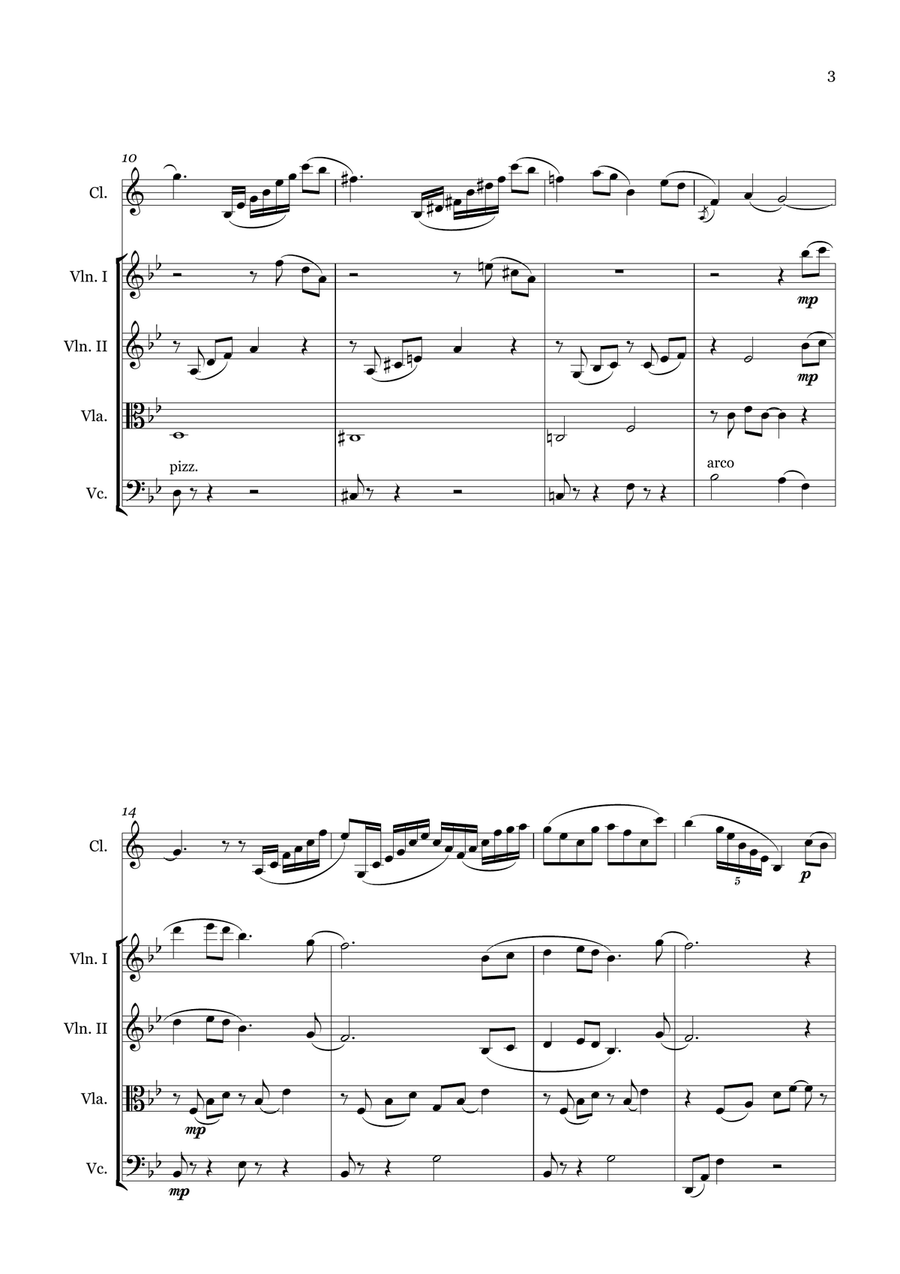 Prelude from the Victoria Kitchen Garden Suite Small Ensemble scores gallery preview page 3