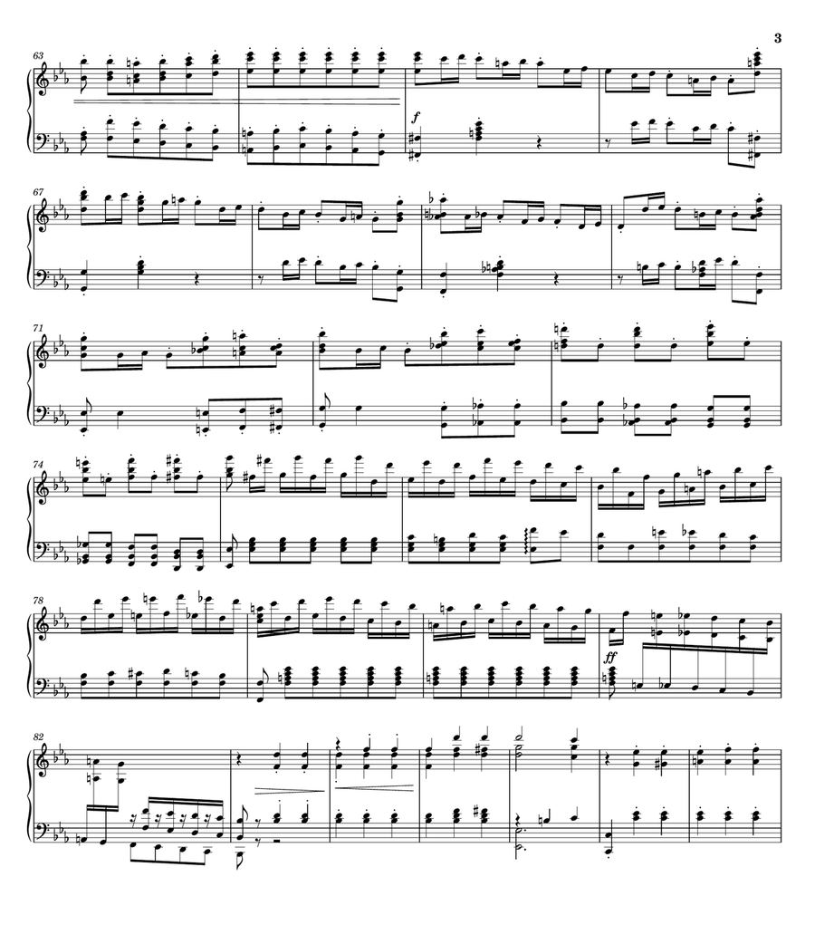 SYMPHONIE N°3 SYMPHONIE N°3 Chamber Music scores gallery preview page 3