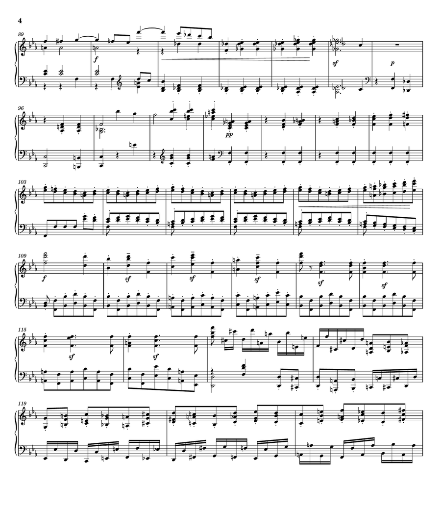 SYMPHONIE N°3 SYMPHONIE N°3 Chamber Music scores gallery preview page 4