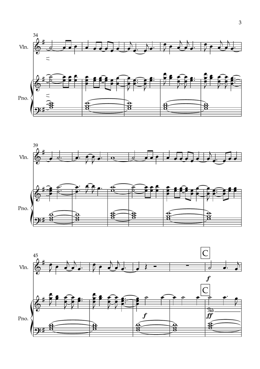 Blinding Lights Blinding Lights Violin Solo scores gallery preview page 3