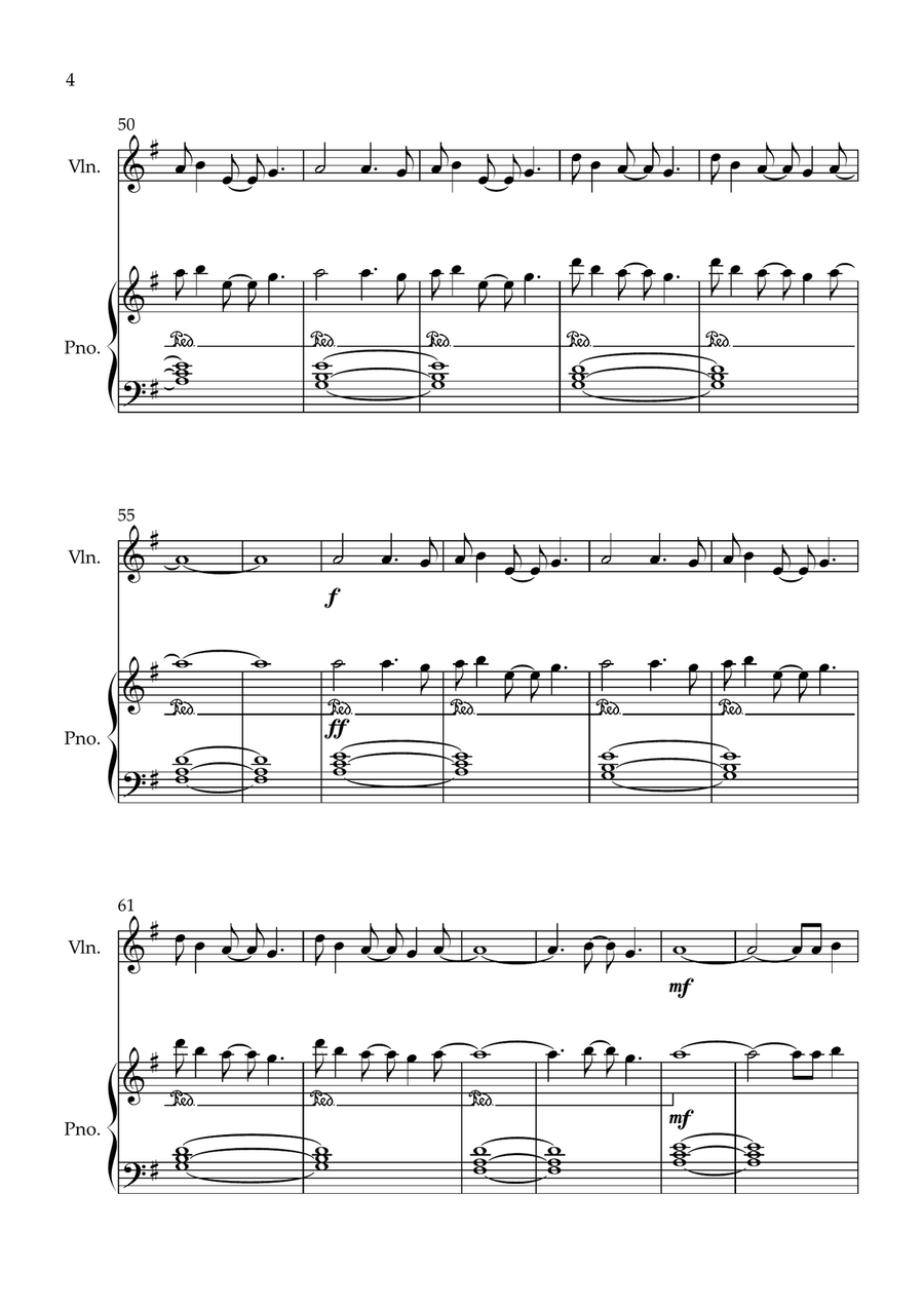 Blinding Lights Blinding Lights Violin Solo scores gallery preview page 4