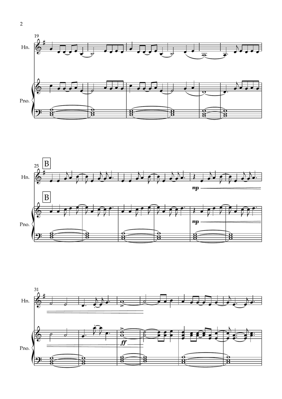 Blinding Lights Piano scores gallery preview page 2