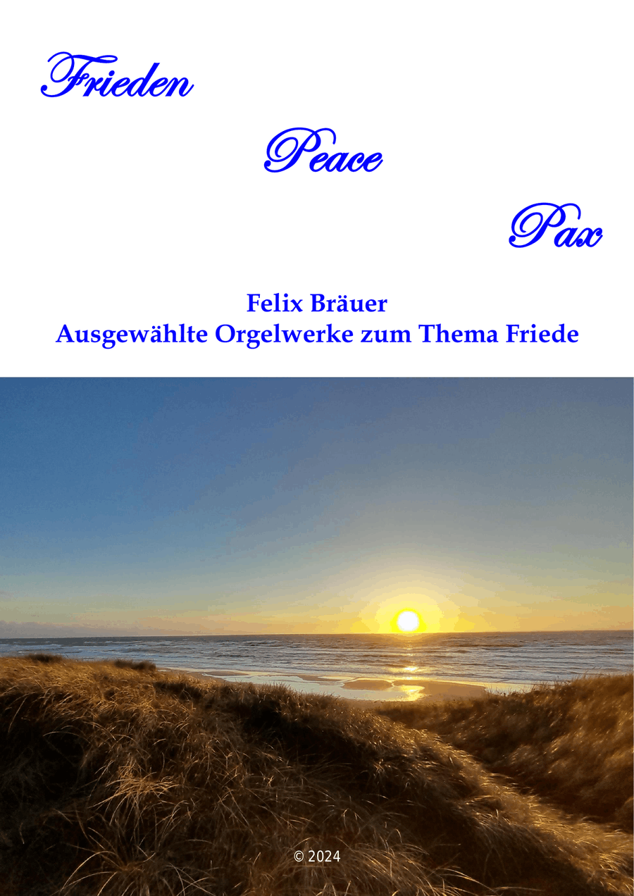 Orgelwerke zum Thema Frieden / Collection for Peace Organ Solo scores gallery preview page 1