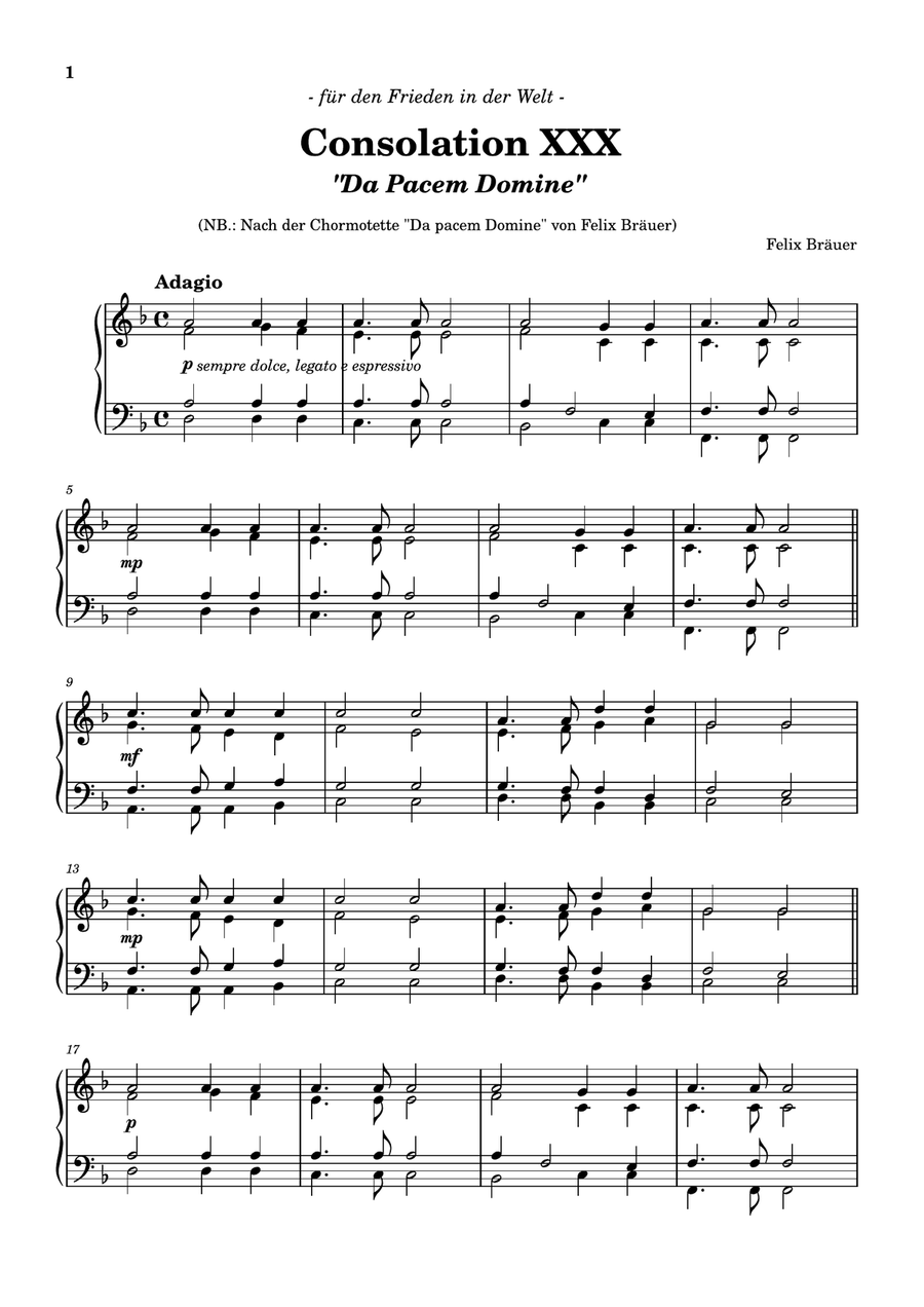 Orgelwerke zum Thema Frieden / Collection for Peace Organ Solo scores gallery preview page 4