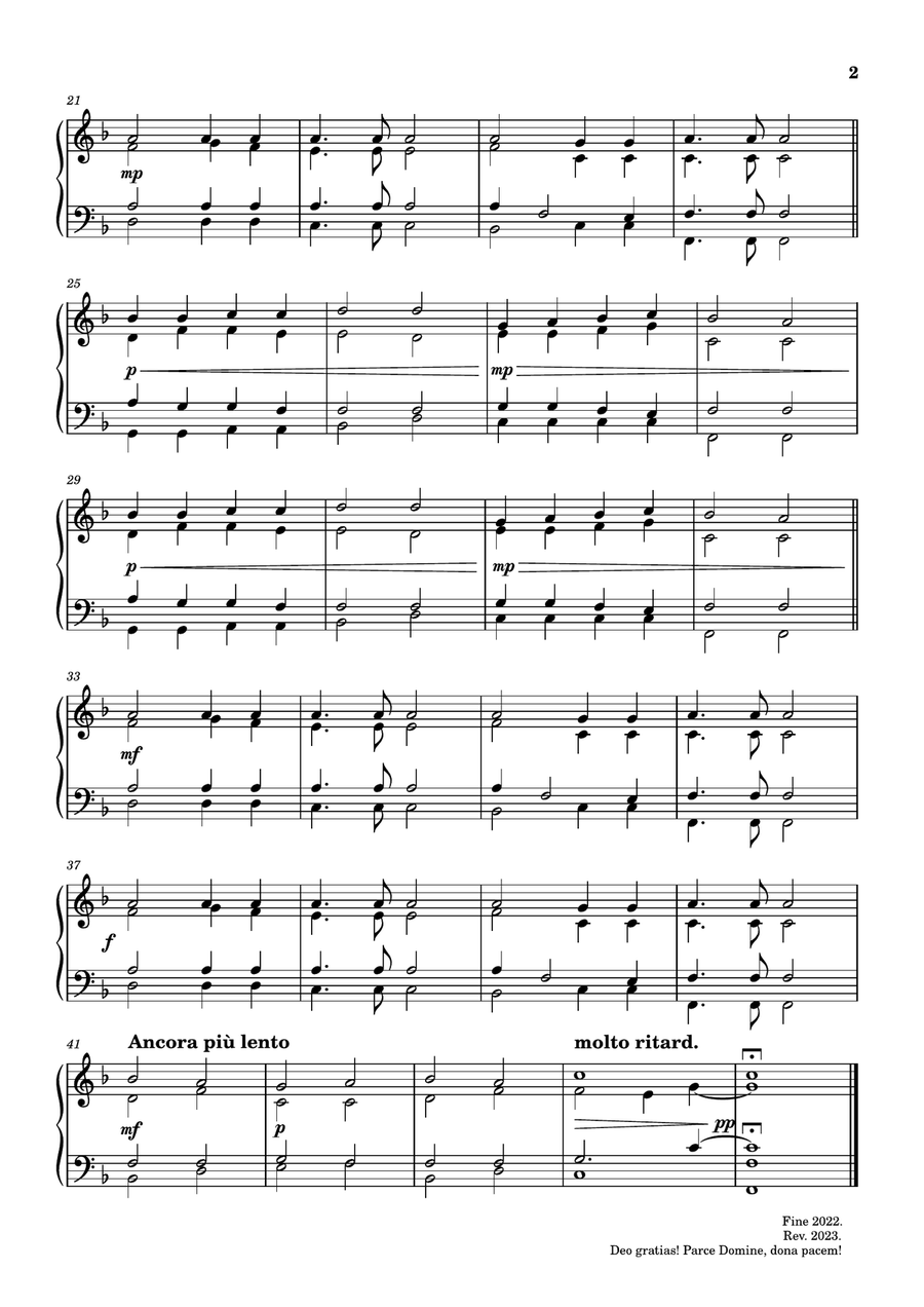 Orgelwerke zum Thema Frieden / Collection for Peace Organ Solo scores gallery preview page 5