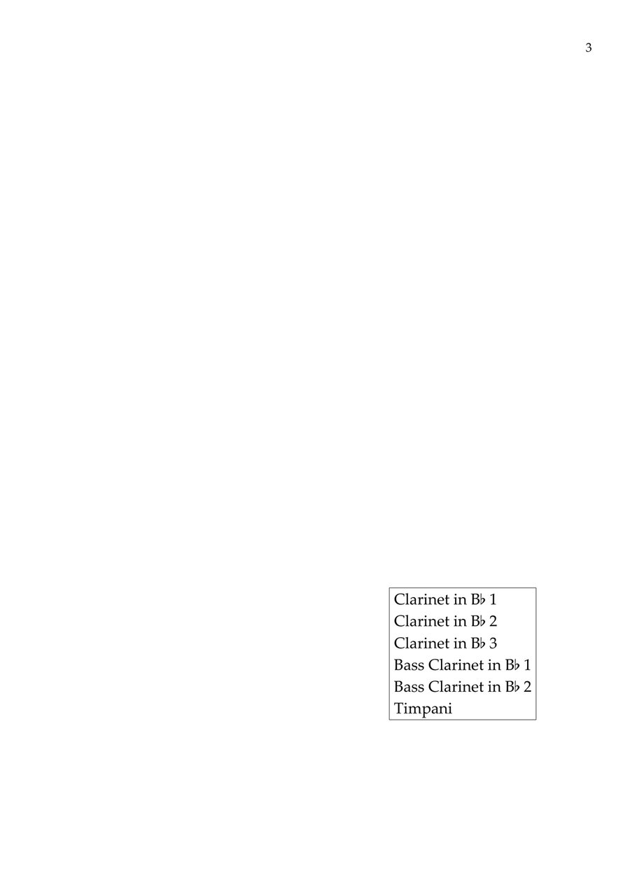 Nimrod - Clarintet Quintet Clarinet Quintet scores gallery preview page 3