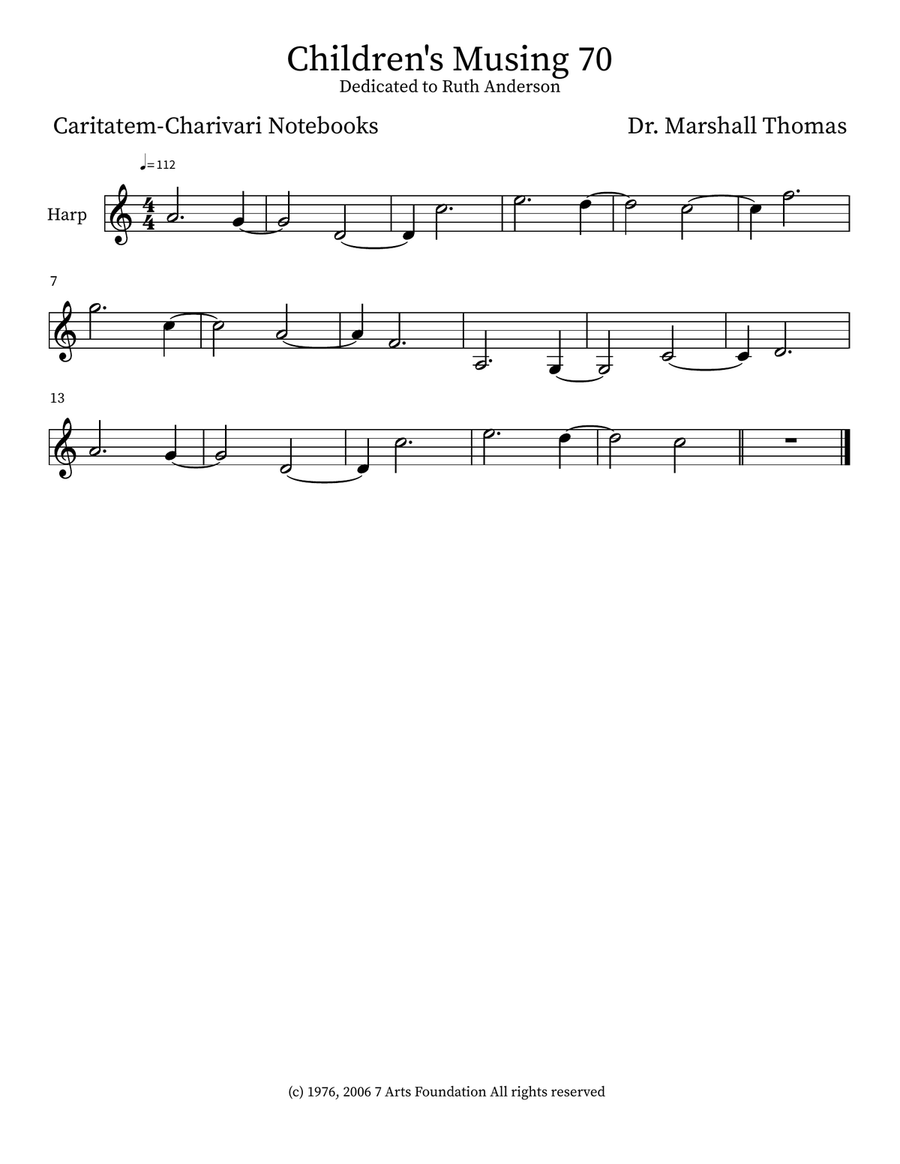 Children's Musing 70 Children's Musing 70 Small Ensemble scores gallery preview page 4