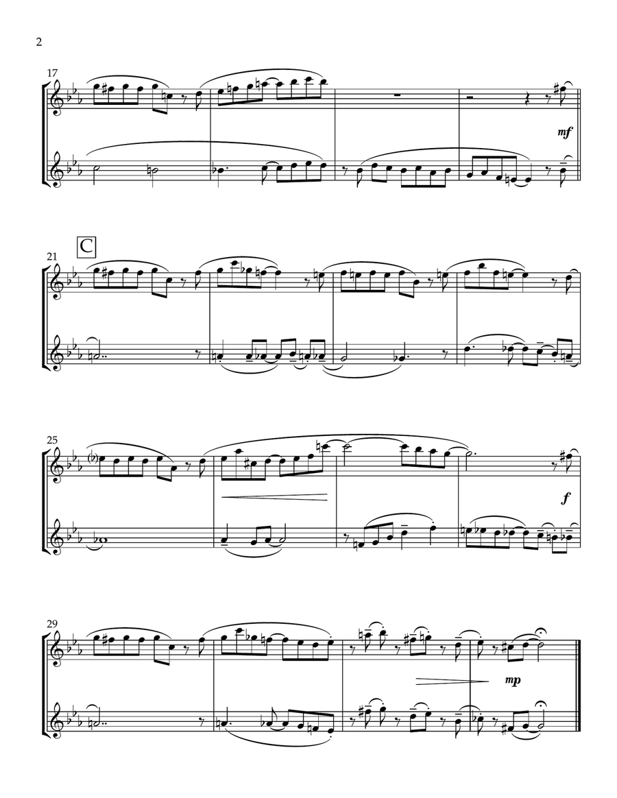 8 Jazzy Flute Duets 8 Jazzy Flute Duets Flute Duet scores gallery preview page 6
