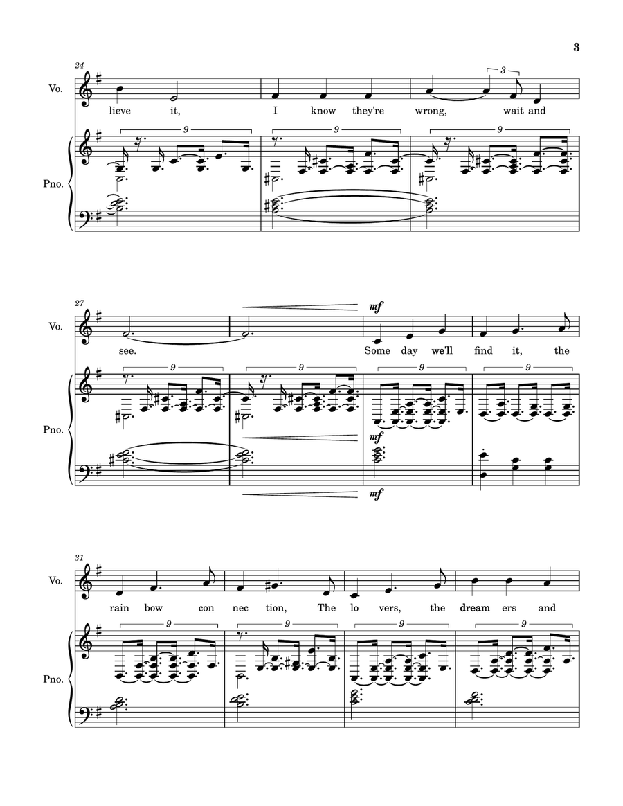 The Rainbow Connection Piano Solo scores gallery preview page 3