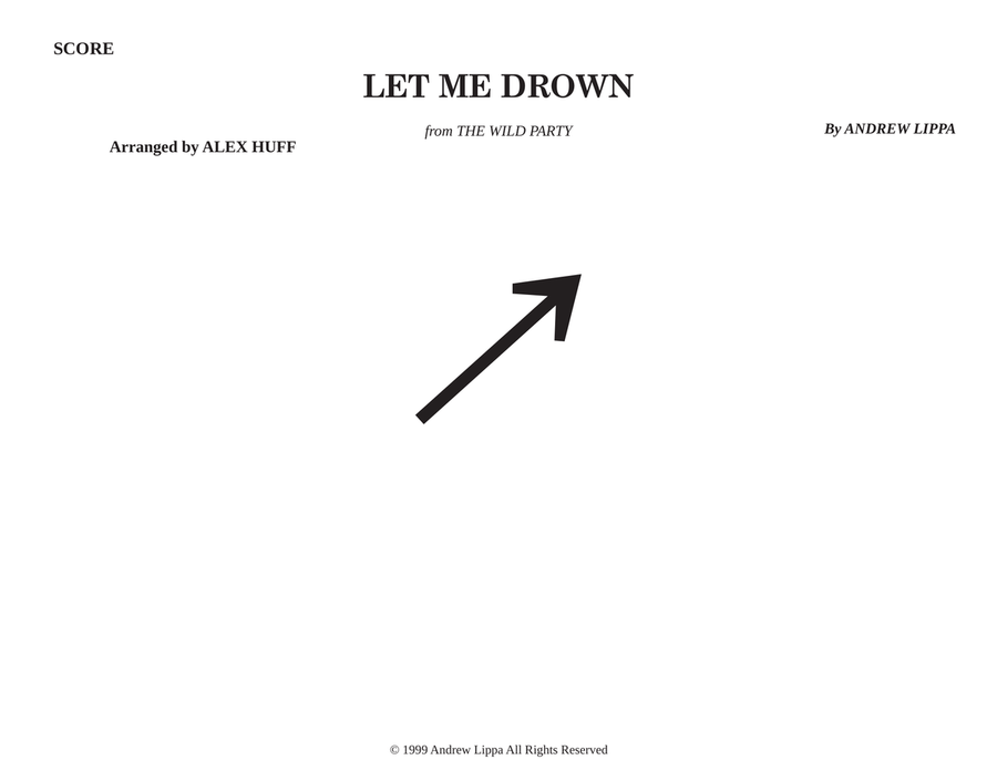 Let Me Drown Jazz Ensemble scores gallery preview page 1