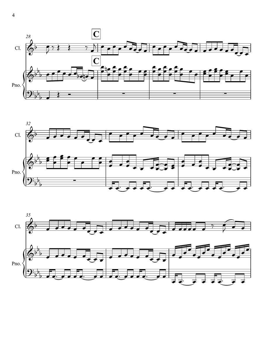 Best Day Of My Life Best Day Of My Life Clarinet Solo scores gallery preview page 4