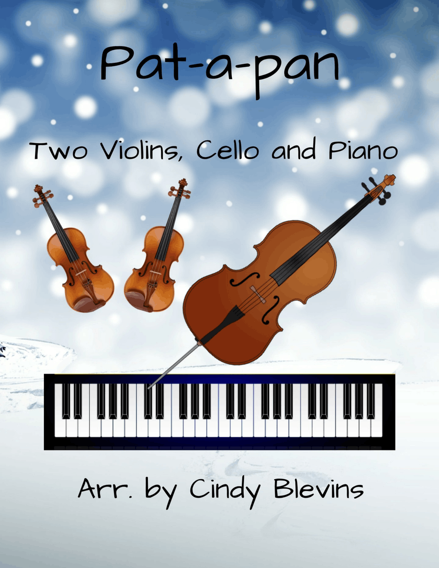 Pat-a-pan, for Two Violins, Cello and Piano Piano Quartet scores gallery preview page 1