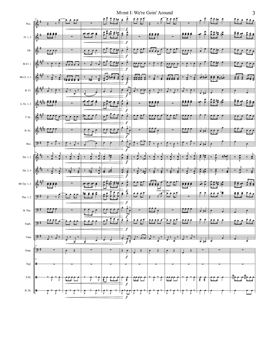 Dances from Treemonisha - Suite Concert Band scores gallery preview page 3