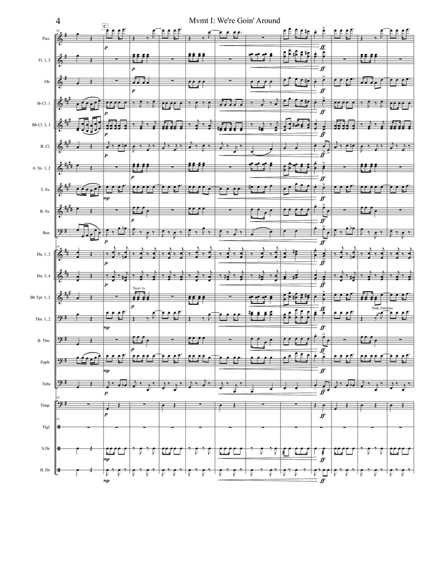 Dances from Treemonisha - Suite Concert Band scores gallery preview page 4