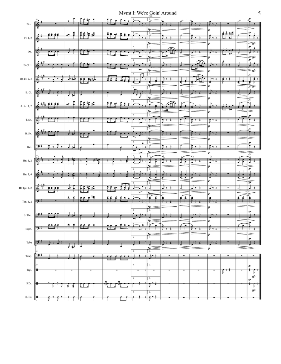 Dances from Treemonisha - Suite Concert Band scores gallery preview page 5