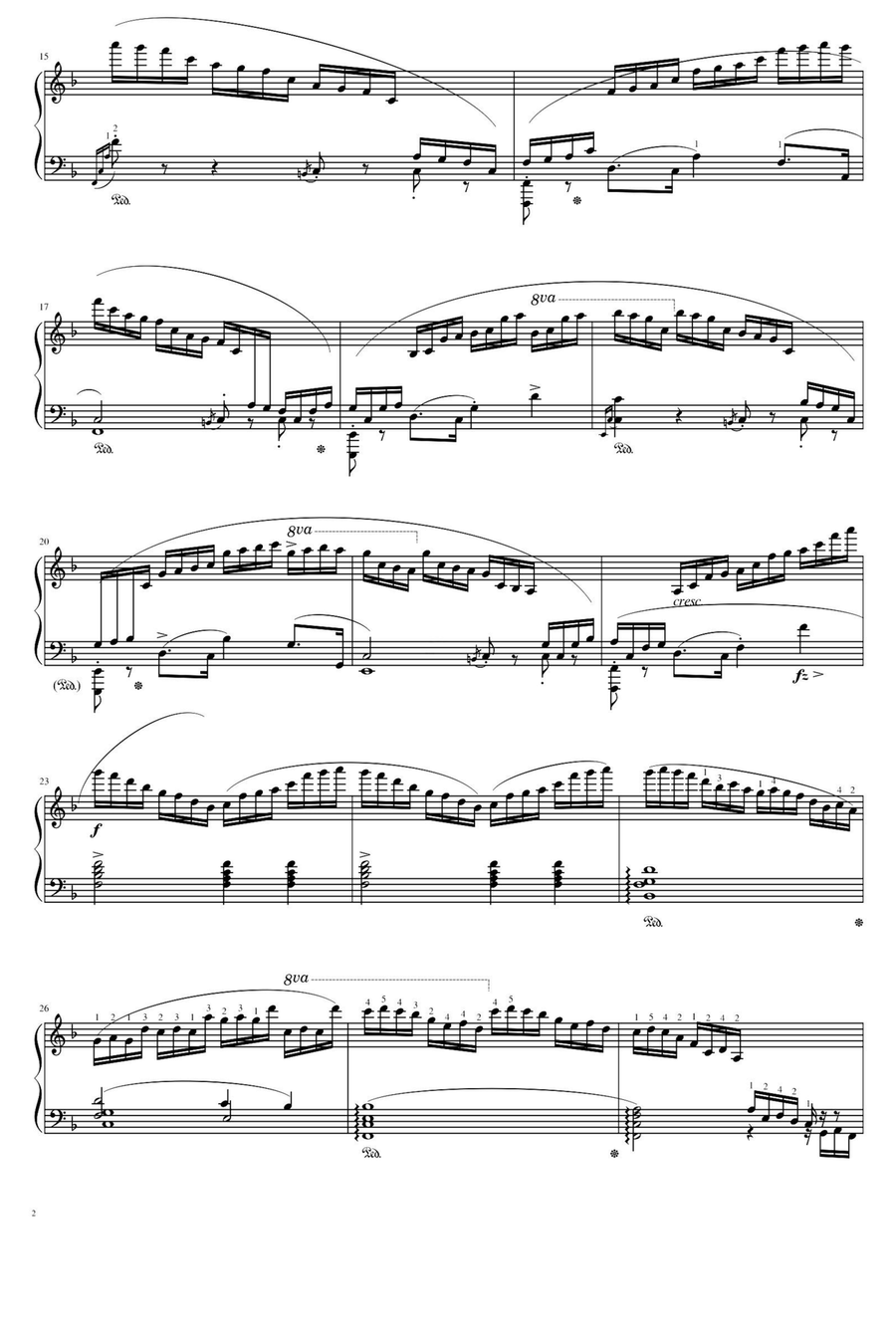 Etudes, Op.10 No.8 in F - Fryderyk Fanciszek Chopin Piano Method scores gallery preview page 2