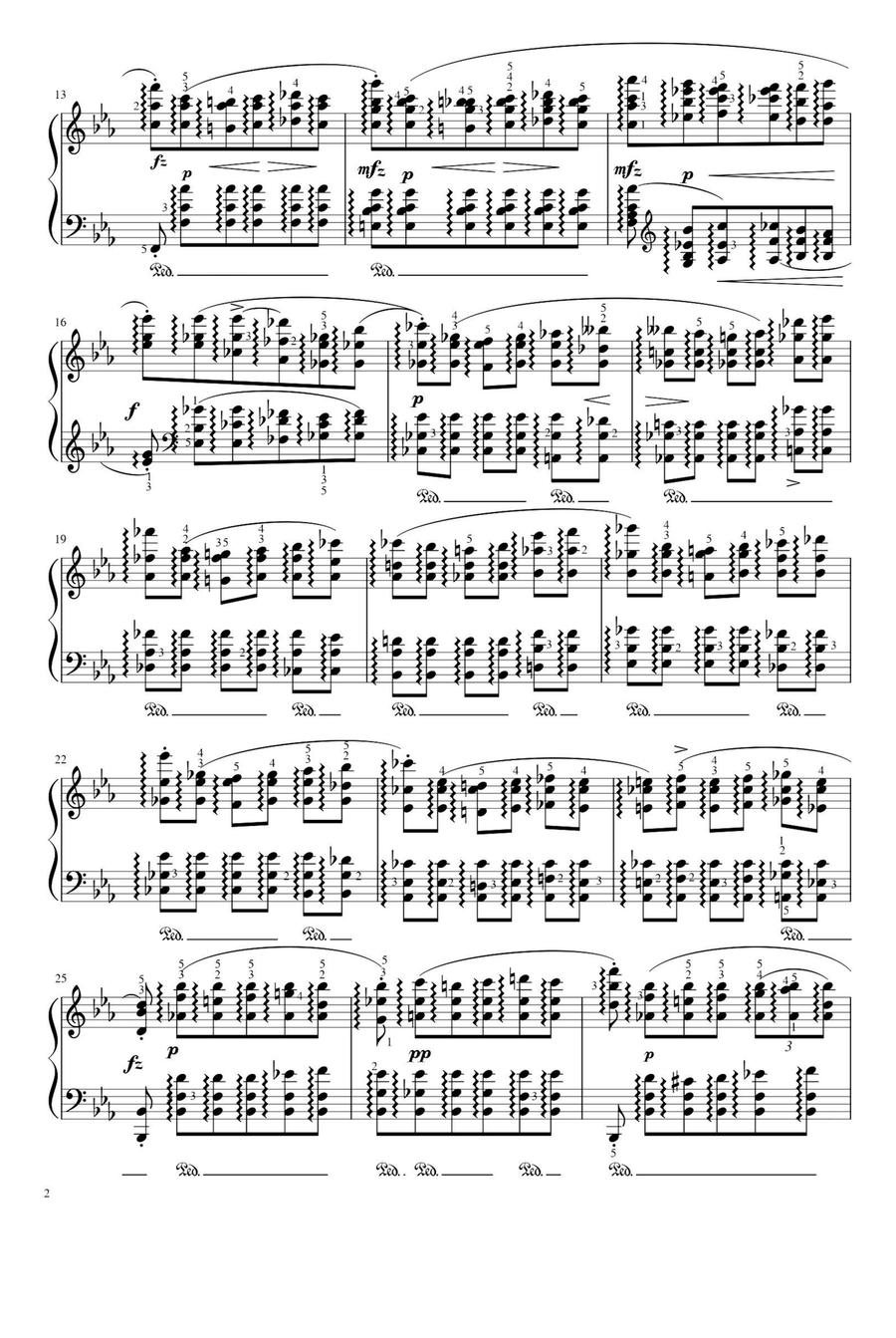Etudes, Op.10 No.11 - Fryderyk Fanciszek Chopin Piano Method scores gallery preview page 2