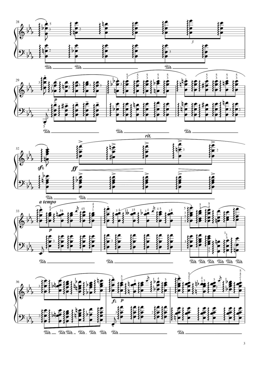 Etudes, Op.10 No.11 - Fryderyk Fanciszek Chopin Piano Method scores gallery preview page 3