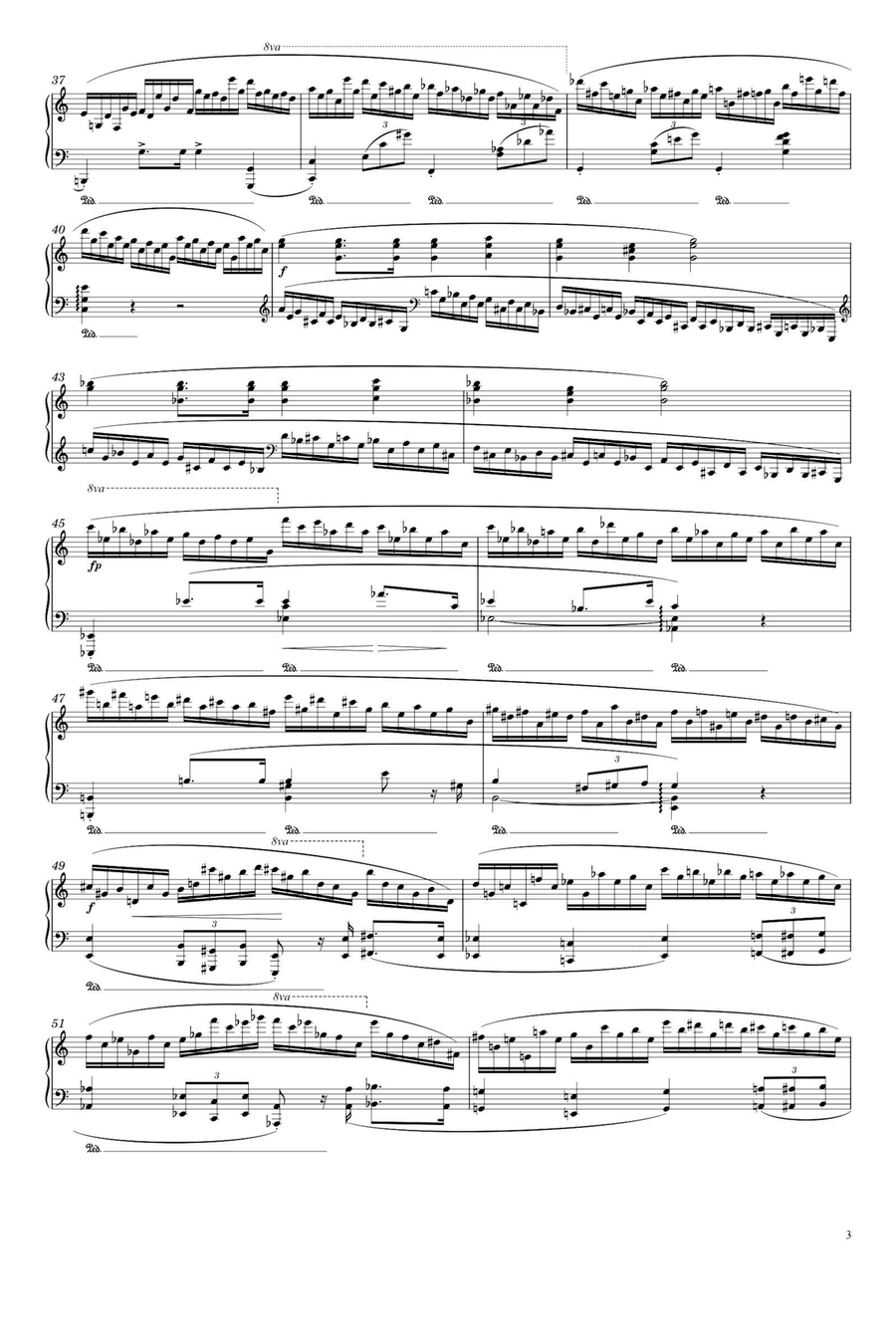Etude Op. 25 No. 11 A Minor Winter Wind - Fryderyk Fanciszek Chopin Piano Method scores gallery preview page 3