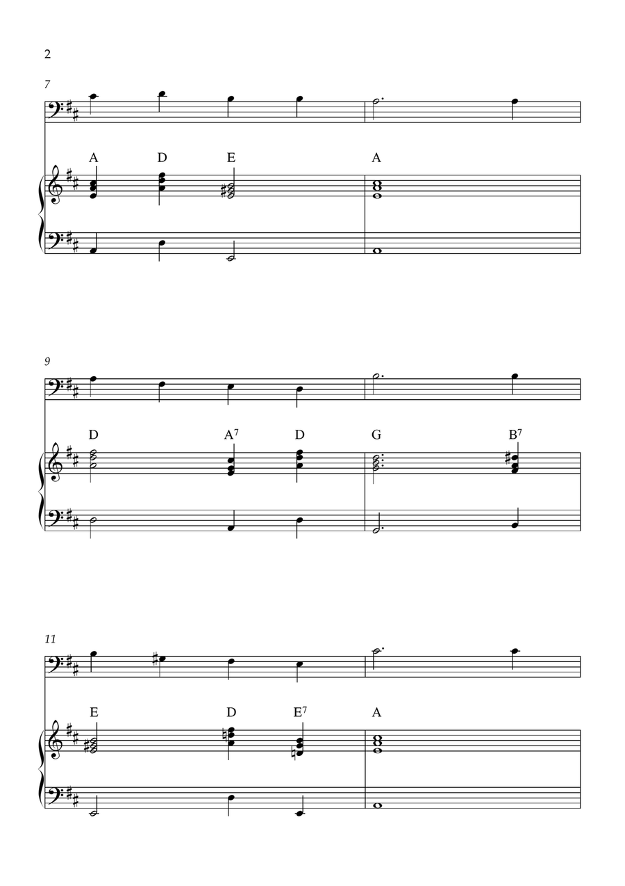 Crown Him with Many Crowns Bassoon scores gallery preview page 2