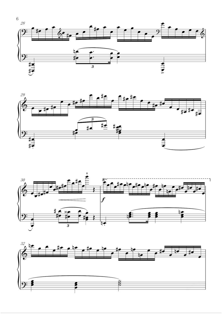 Etudes, Op. 25 No. 11 in A Minor Winter Wind - Fryderyk Fanciszek Chopin Piano Method scores gallery preview page 6