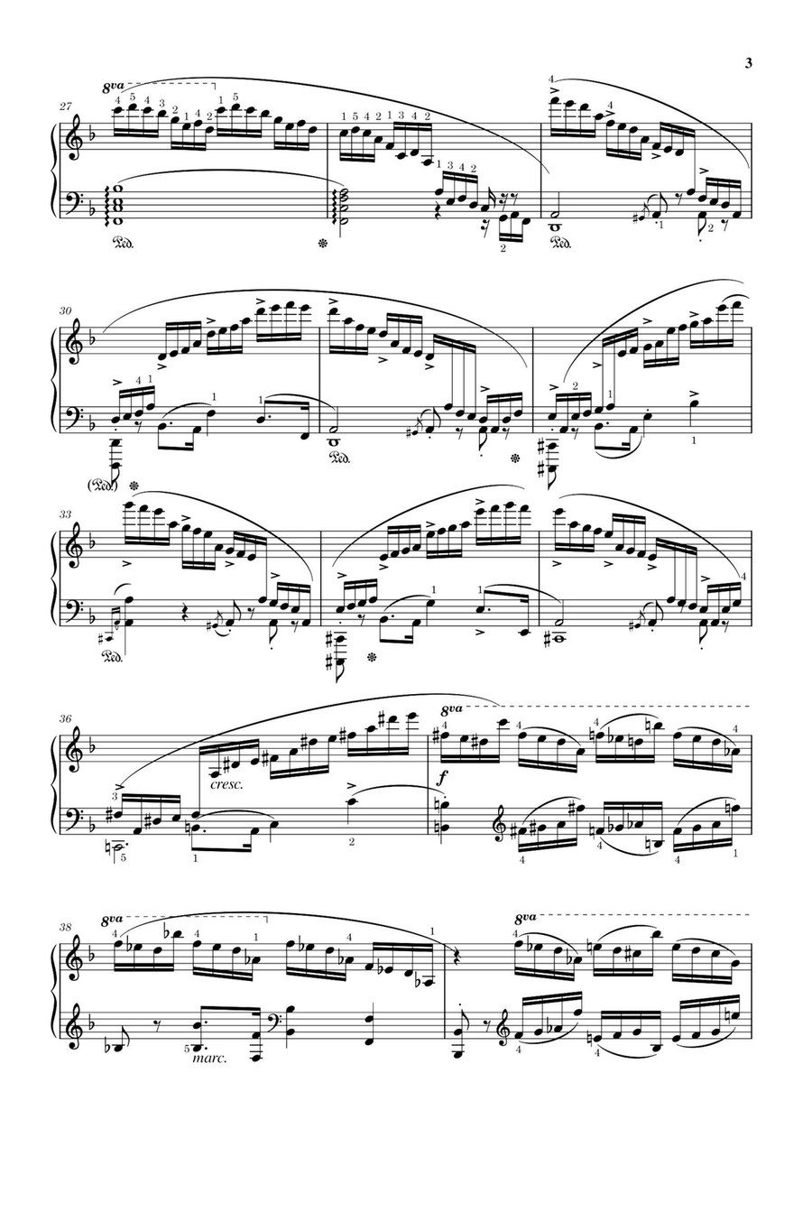 Etudes, Op. 10 No. 8 in F Major Sunshine - Fryderyk Fanciszek Chopin Piano Method scores gallery preview page 3