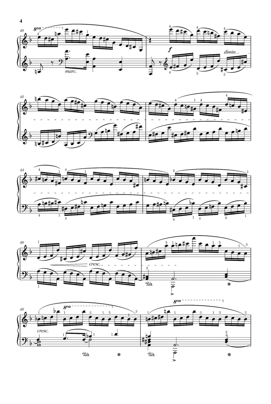 Etudes, Op. 10 No. 8 in F Major Sunshine - Fryderyk Fanciszek Chopin Piano Method scores gallery preview page 4