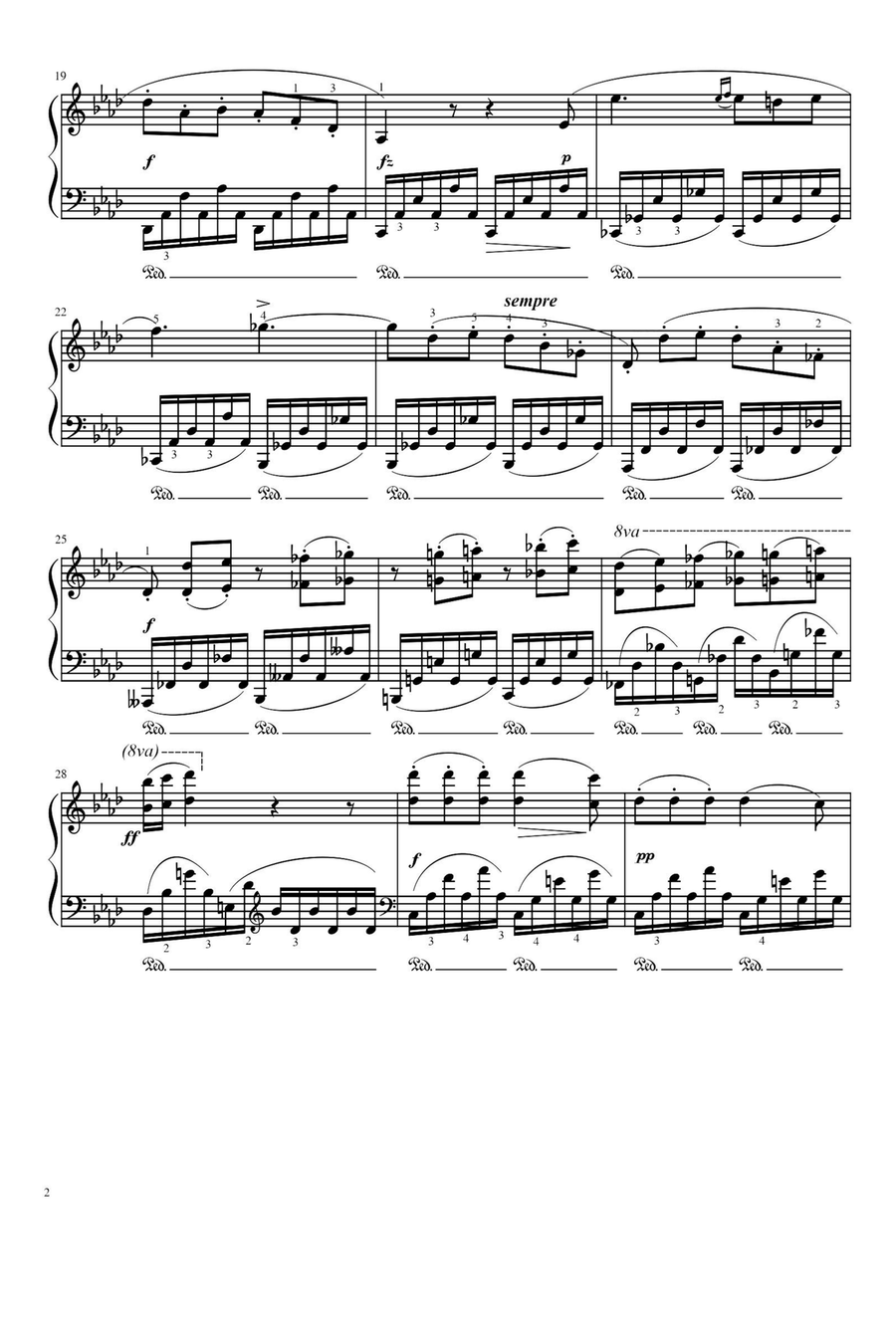 Etudes, Op.10 No.9 in F minor - Fryderyk Fanciszek Chopin Piano Method scores gallery preview page 2