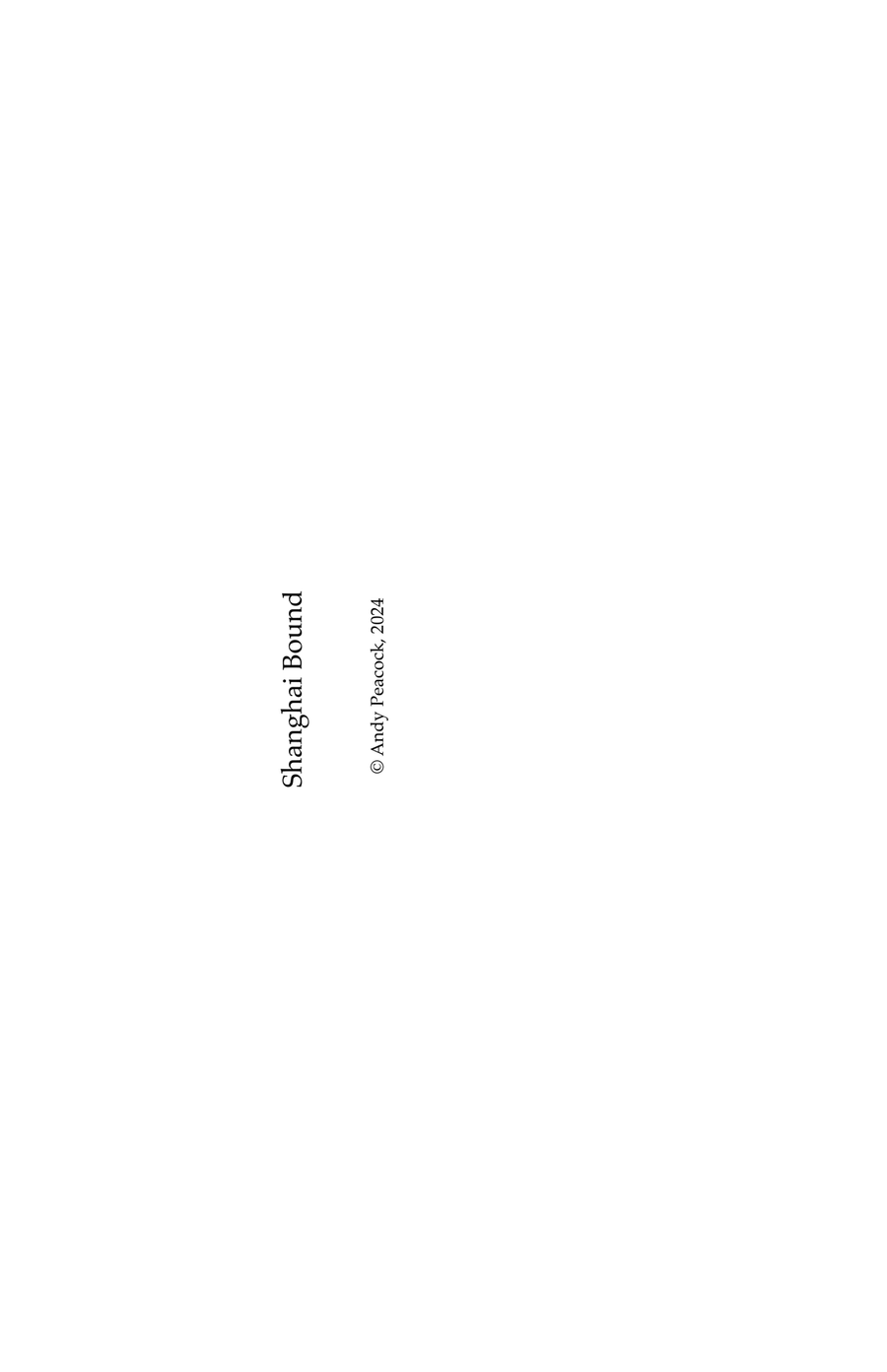 Shanghai Bound Shanghai Bound Jazz Ensemble scores gallery preview page 1