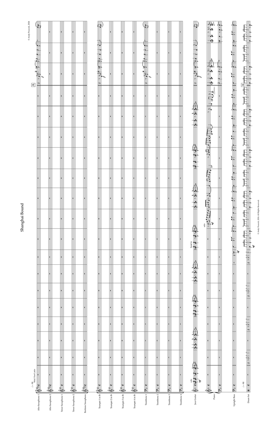 Shanghai Bound Shanghai Bound Jazz Ensemble scores gallery preview page 2